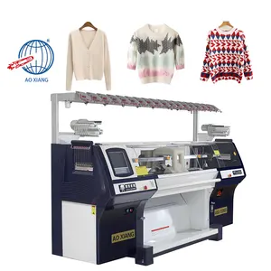 China Supplier Computerized Seamless Underwear Sweater Flat Knitting Machines For Sweater