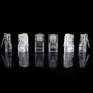 Utp /Ftp Crystal Utp Head Cat5 Cat5E Cat6 Ez <span class=keywords><strong>Connector</strong></span> Rj45 para cámara <span class=keywords><strong>Ip</strong></span> Rj45 8P8C Cat5 - Product Image 5