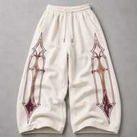 Celana Sweatpants Pria Model Baggy Kasual Streetwear Desainer Celana Sweatpants Pria Jogging Track Kaki Lebar Ukuran Besar Celana Sweatpants Pria Model Baggy