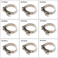 Colliers de serrage en acier inoxydable SS 304, boulons en T, clips pour tuyaux d'échappement, accessoires de soudage, quincaillerie marine pour outils de réparation, métrique
