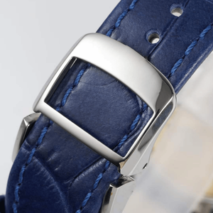 Elegant Automatic Mechanical Wristwatch with Sun Moon Phase Dial Leather Strap Stainless Steel Case for Women - Product Image 5