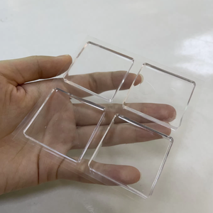 Almohadillas de Gel Acrílico Reutilizables, Transparentes, Azules y Negras, Cuadradas, Antichoque, para Protección de Muebles - Product Image 2
