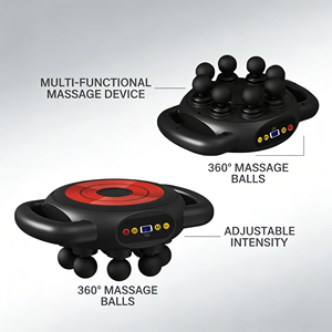 ปืนนวดกล้ามเนื้อแบบให้ความร้อน 8 หัว ปรับความเร็วได้หลายระดับ สำหรับนวดขา คอ และหน้าท้อง - Product Image 1