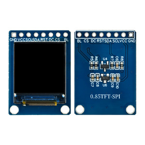 0,85 inch IPS TFT <span class=keywords><strong>LCD</strong></span>-<span class=keywords><strong>module</strong></span> 128x128 resolutie ST7735 driver 4-draads SPI 262K kleuren ultradun 1,46 mm hoog contrast - Product Image 2