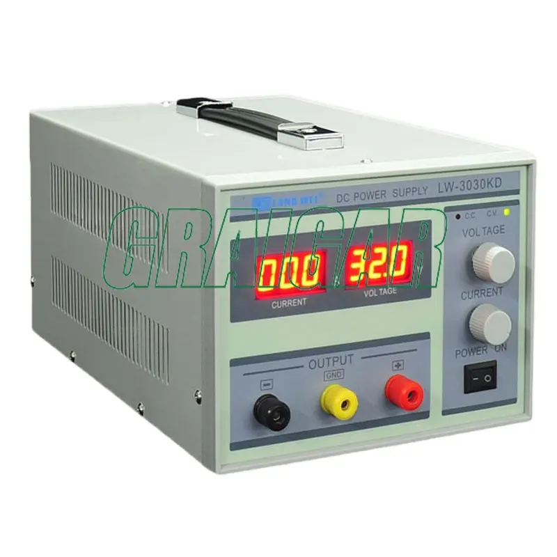 Lw30kd DC Sakelar Catu Daya Voltase/Arus, Kenop Pengaturan Arus Kasar dan Teliti Dapat Disesuaikan 220V/110V Output Saluran Tunggal