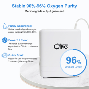 Generatore di Ossigeno Mini PSA da 6 Litri, Concentratore di Ossigeno Portatile Ricaricabile per Viaggi - Product Image 3