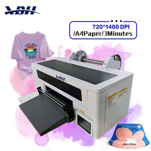 เครื่องพิมพ์ DTF อัตโนมัติขนาด 30 ซม. A3 สำหรับพิมพ์ผ้า เสื้อยืด ผ้าไหม ผ้าฝ้าย พิมพ์ลายตามสั่ง พร้อมหัวพิมพ์ XP600 ความแม่นยำสูง พิมพ์ดิจิทัล - Product Image 1