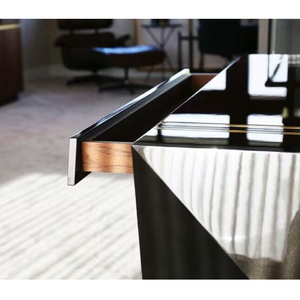 Onebest Đồ Nội Thất Chân Bàn Văn Phòng Bằng Gỗ Sơn Mài Bàn Làm Việc Màu Đen Kim Loại Cho Gia Đình Văn Phòng - Product Image 2