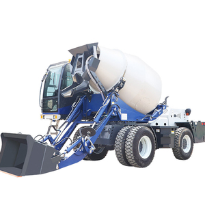 Garantía de un año Mini camión mezclador de carga automática de hormigón tanque de mezcla de cemento diésel La carga del camión es fácil y conveniente - Product Image 1