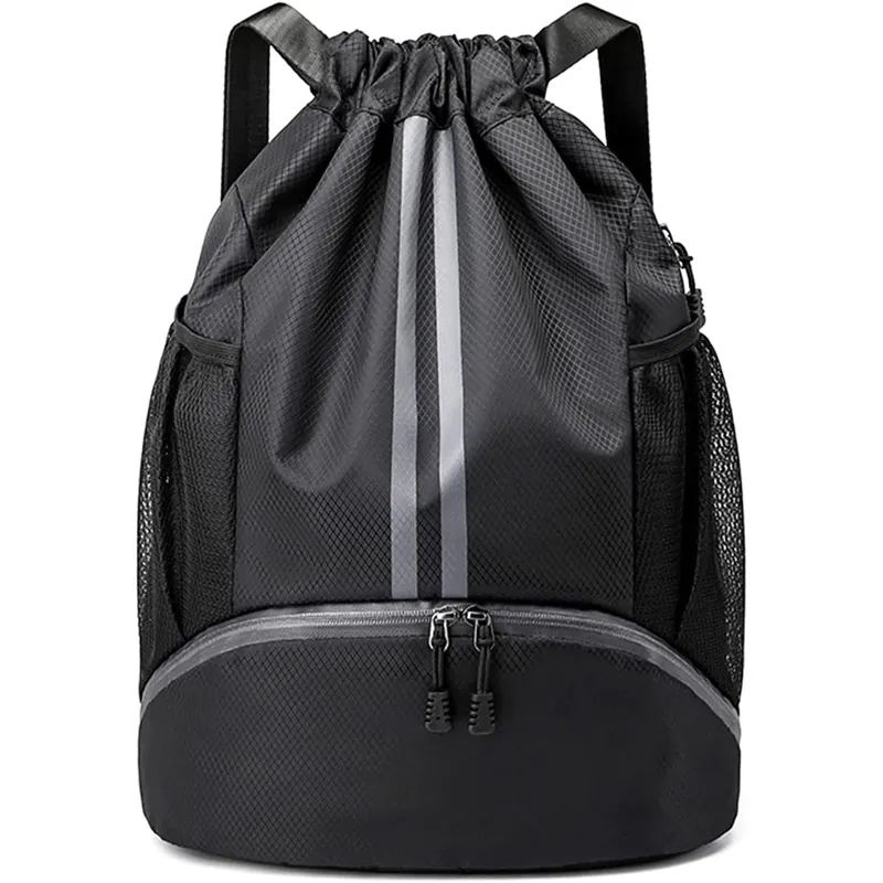 Легкий рюкзак на шнурке для тренировок водонепроницаемый тренажерный зал для покупок плавание Йога Спортивная Сумка