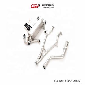 定制所需的样式不锈钢或钛排气消声器管道丰田超3.0T 2019年到目前 - Product Image 4