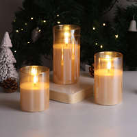 Bougie à télécommande Matti, lumière LED, fonctionne sur piles, bougies vacillantes, flamme sans flamme, mini bougie LED de Noël