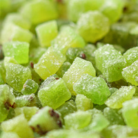 Gedroogde kiwi blokjes 10*10mm lang, zure en zoete smaak, topkwaliteit, 10kg/verpakking, groothandel