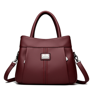 New Designer Fashion Handbag Women Large Capacity Tote Ladies Hand <b>Bags</b> <b>Soft</b> PU <b>Leather</b> and Handbags New Elegant Shoulder <b>Bag</b> - Product Image 2