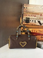 Sac à main élégant pour femmes, en cuir véritable, avec fermeture éclair, doux, imperméable, rétro, sac bandoulière pour le shopping