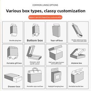 Caja de regalo personalizada, caja de embalaje exterior para productos, caja de regalo personalizada para té y pastel de luna, impresión de caja de color. - Product Image 5