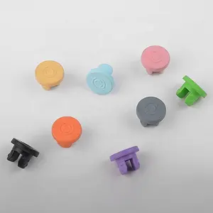 Stopper 13mm 20mm Silicone Injection Vial Wholesale Different Color Butyl Rubber Cosmetic Carton Screen Printing Liquid 1000pcs