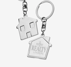 Porte-clés personnalisé avec logo pour agents immobiliers, cadeau promotionnel pour agents immobiliers, cadeau de fermeture de maison neuve, marketing d'entreprise - Product Image 4