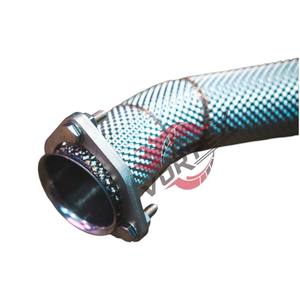 Sistema de Escape VORTEX de Acero Inoxidable 304, 1.5mm de Espesor, Pulido a Espejo, Downpipe para Ferrari F430 2004-2009, Ajuste Directo, Alta Calidad - Product Image 5