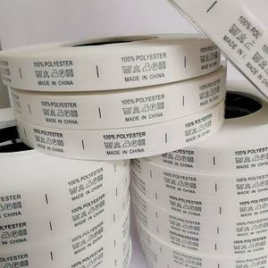 Etiquetas de <span class=keywords><strong>cinta</strong></span> <span class=keywords><strong>para</strong></span> prendas de vestir, logotipo de marca impreso, costura en nailon suave, estampado satinado, etiquetas de tamaño de cuidado de lavado <span class=keywords><strong>para</strong></span> <span class=keywords><strong>ropa</strong></span> - Product Image 2