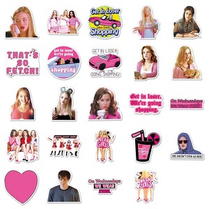 50 Uds US TV Mean Girl pegatina troquelada vinilo decorativo portátil monopatín nevera equipaje guitarra taza pegatina personalizada - Product Image 4