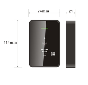 Système de contrôle d'accès biométrique par lecteur de cartes RFID de proximité avec code QR NFC Wiegand 26/34, lecteur de cartes avec interface TTL RS485 - Product Image 4