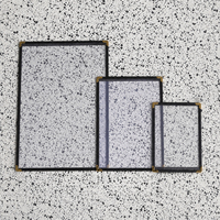 Pochettes de menu durables format A3, à panneau unique, en PVC transparent, pour menus de restaurant et livres de menus alimentaires