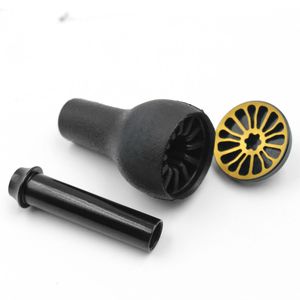 Poignée de moulinet de pêche QY 27 mm TPE antidérapante pour modification de moulinet spinning Shimano Vanford Noir Or - Product Image 3