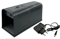 Piège à rats électrique automatique d'intérieur, noir, à action instantanée, efficace et humain, pour tuer les souris