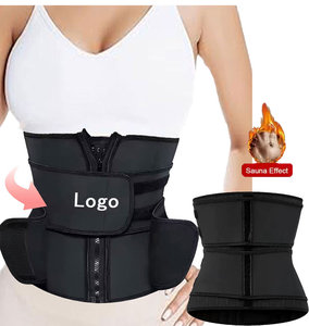 Biểu Tượng Tùy Chỉnh Latex Eo Cincher Huấn Luyện Viên Mồ Hôi Ban Nhạc Eo Huấn Luyện Viên Trọng Lượng Giảm Cân Eo Ban Nhạc Giảm Béo Bụng Ban Nhạc Với Hai Dây Đeo - Product Image 1