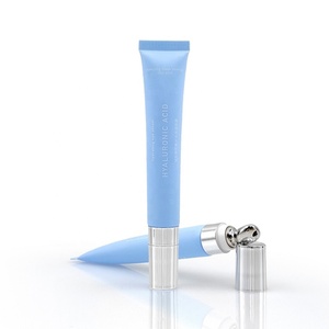 Custom Empty <b>Plastic</b> <b>Tubes</b> Metal Eyes Cream Massage Head <b>Tube</b> With Silver Cover For Eyes Cream And Lipgloss Cream - Product Image 4