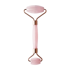<span class=keywords><strong>Rodillo</strong></span> Facial de <span class=keywords><strong>Cuarzo</strong></span> <span class=keywords><strong>Rosa</strong></span> con Logotipo Personalizado de Alta Calidad, Piedra Natural Auténtica para Masaje Antienvejecimiento y Blanqueador - Product Image 2