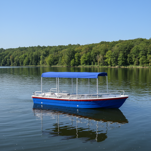 Yate Deportivo de Lujo con Consola Central, de Aluminio, 5.5m/18 pies, Motor Fuera de Borda de 60HP, Soldado, para Pesca, Crucero, Río, Entretenimiento - Product Image 5