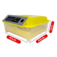 Incubateur numérique automatique pour volailles, capacité de 48 œufs : outils d'incubation idéaux pour l'éclosion des poussins, des cailles et des oies