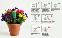 Capteur d'humidité du sol intelligent sans fil MLM HG01 en ABS, Bluetooth, faible consommation d'énergie, thermomètre, irrigation automatique