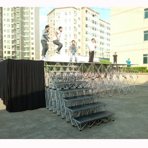 Easy assemble and disassemble outdoor mobile <b>stage</b> portable event <b>stage</b> system - Product Image 2
