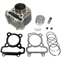 52.4mm 125cc toplu kaynağı özel OEM 12100-ARA-000 SYM125 SR125 fifi3 125 yörünge Jet4 motosiklet silindir Piston segmanı CONTA TAKIMI