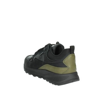 Scarpe da uomo nere U369EZC 0MEBU basse alte da passeggio sportive con fodera in rete morbida e alla moda - Product Image 2