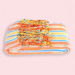 Luxe turc 100% coton Peshtemal rayé Fouta écologique séchage rapide sans sable serviette de plage Logo personnalisé bain Spa bien-être - Product Image 1