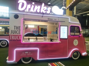 Camion de vente de jus mobile avec climatiseur portable, fourgon de vente au détail à vendre, camion alimentaire à moteur électrique - Product Image 5