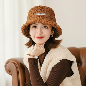 Berretto di lana al vapore cappello da secchio invernale-comodo berretto da Poggle per il freddo - Product Image 1