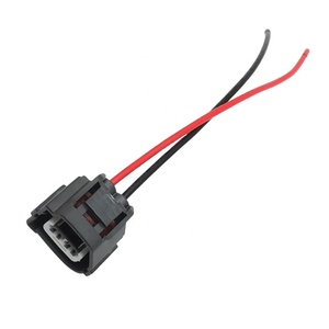 2 Pin Kfz-Kabelbaum Ignitoin Coil Connector BC-005 Schwarz Farbe 18AWG 15CM - Product Image 5