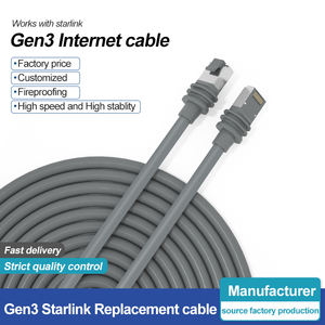 Câbles <span class=keywords><strong>RJ45</strong></span> Internet <span class=keywords><strong>Satellite</strong></span> standard 75ft V3 Câbles de communication 26AWG pour Gen3 Starlink - Product Image 2