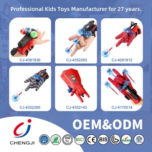 Chengji Cosplay Launcher Polsspeelgoed Doet Alsof Super Man Veiligheidsspellen Educatief Elektrisch Plastic Web Shooter Speelgoed - Product Image 5