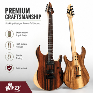 Chitarre Elettriche WINZZ Design Edizione Speciale con Finitura <span class=keywords><strong>Satinata</strong></span> - Product Image 2