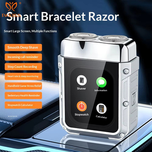 Afeitadora Eléctrica Inteligente con Pantalla Táctil PAKISS, Afeitadora Portátil Multifuncional con Doble Cuchilla y Carga Inteligente, Venta al por Mayor - Product Image 2