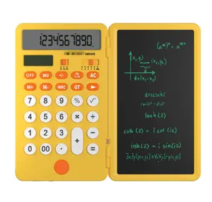 Factor Price Mini Calculadora Tableta gráfica digital de 6,5 pulgadas Bloc de notas LCD con lápiz óptico Calculadoras portátiles Bloc de notas AB0608