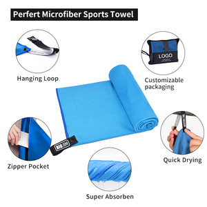 Bán Buôn Da Lộn Sợi Nhỏ Du Lịch Hoàn Hảo Phòng Tập Thể Dục Tập Thể Dục Thể Thao Khăn Tùy Chỉnh In Logo - Product Image 5