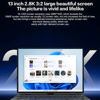 OEM Custom 0.96kg Carbon Fiber 13 Inch 2.8K Laptop Ordinateur Portable Intel N150 Ultra Thin Business Notebook PC for Travel
