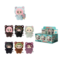 EAKI SPY X FAMILY Peluche Chat Boîte Mystère avec Anya & Lloyd - Porte-clés Thème Animal Japonais pour Sac, en Polyester